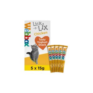 WEBBOX LICK-E-LIX CHICKEN 5X15G CAT TREATS