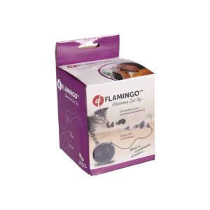 ELECTRONIC TOY BOULA MOUSE WITH BALL DARK GREY 68CM L X 8CM W X 8CM H