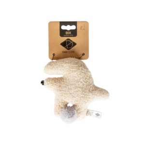 D&D KICKING CUSHION BIX WITH CRACKLE FOIL BEIGE