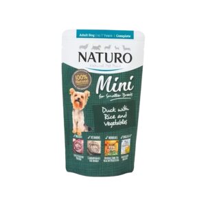 NATURO MINI FOR SMALL BREEDS DUCK WITH RICE AND VEGETABLES  150G