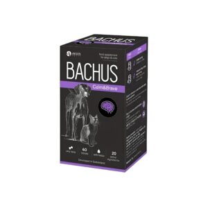 BACHUS FOR CATS & DOGS CALM & BRAVE 60 TABLES