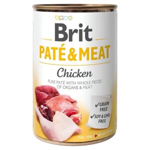 BRIT PATE & MEAT CHICKEN 400G