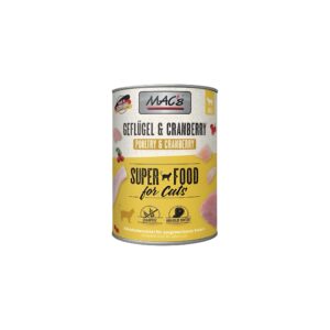 MAC'S POULTRY & CRANBERRY WET CAT FOOD 800G