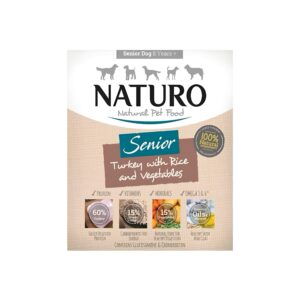 NATURO SENIOR TURKEY WITH RICE AND VEGETABLES 400G