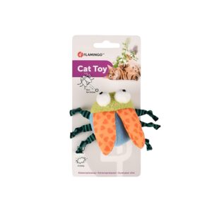 FLAMINGO YOWLY BEETLE - CAT TOY - 13 CM MULTI-COLOR