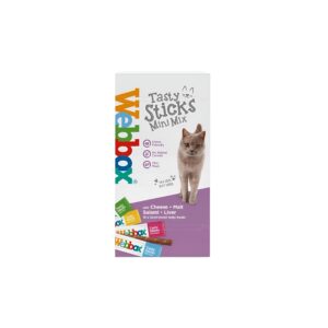 WEBBOX TASTY STICKS MINI MIX 16X32G CAT TREATS
