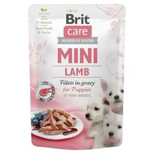 BRIT MINI WITH LAMB FILLETS IN GRAVY FOR PUPPIES 85 G
