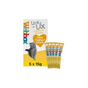WEBBOX LICK-E-LIX CHEESE & TAURINE 5X15G CAT TREATS