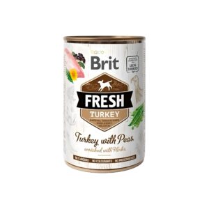 BRIT FRESH TURKEY WITH PEAS 400G