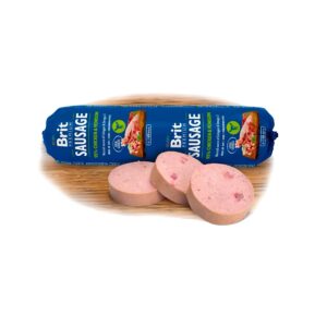 BRIT SAUSAGE CHICKEN & VENISON 800G