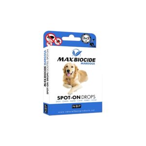 ANTI-PARASITE COLLAR FOR SMALL DOGS MAX BIOCIDE 75CM BLACK