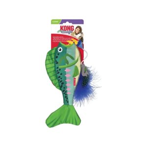 KONG® WRANGLER ANGLER FISH ASSORTED CAT TOY