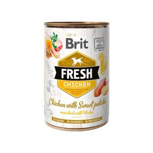 BRIT FRESH CHICKEN WITH SWEET POTATO 400G