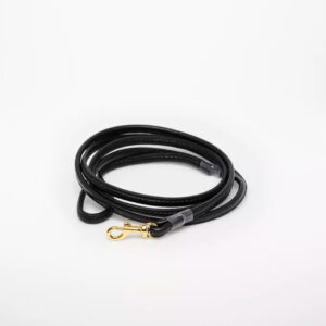 BLACK DOG LEAD LEATHER SMALL LENGTH: 170 CM