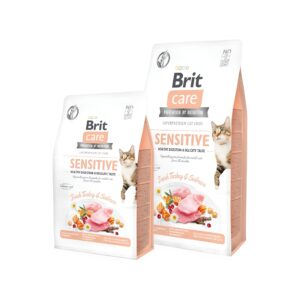 BRIT SENSITIVE HEALTHY DIGESTION DELICUTE TASTE FRESH TURKEY SALMON