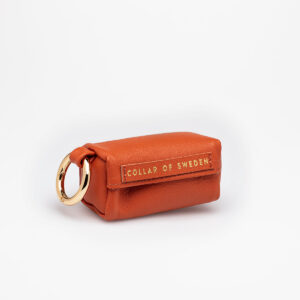 COGNAC POOP BAG HOLDER LEATHER