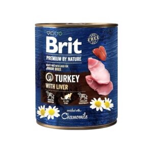 BRIT TURKEY WITH LIVER 800G