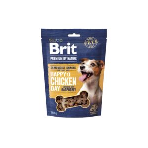 BRIT PREMIUM DOG SNACK CHICKEN WITH RASPBERRY DOG TREAT 180G
