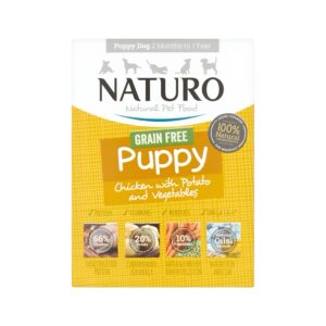 NATURO GRAIN FREE PUPPY CHICKEN WITH POTATO AND VEGATABLES 150G