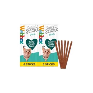 WEBBOX TASTY STICKS DUCK 6X30G CAT TREATS