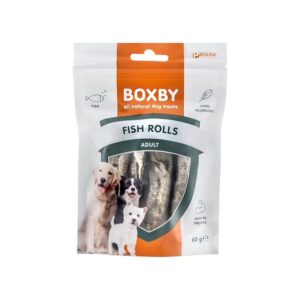 BOXBY FISH ROLLS ADULT 60G