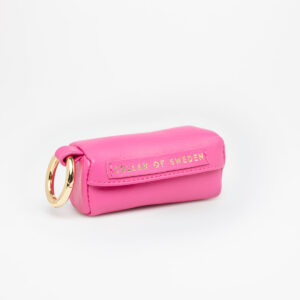 HOT PINK POOP BAG HOLDER