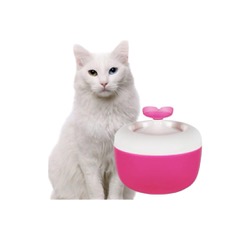 MALAGA CAT FOUNTAIN TULIP 19X19X15XCM 1.7LT PINK