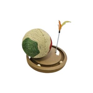 CAT SCRATCHFOOTBALL FEATHER