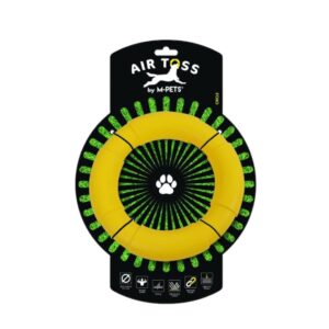 M-PETS AIR TOSS FLOATING TOY CIRCLE YELLOW