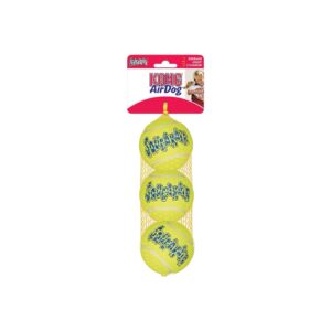 KONG AIR SQUEAKER TENNIS BALLS DOG TOY MEDIUM (3 PACK)