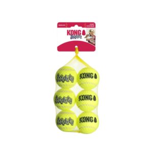 KONG® SQUEAKAIR BALLS MEDIUM 2½" NET-OF-6 X 1