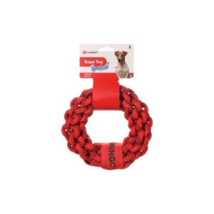 FLAMINGO TOY VOKAS CORD RING RED S | 20CM LARGE