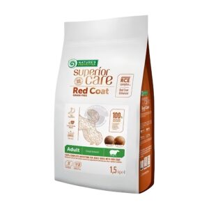NATURE PROTECTION SUPERIOR CARE RED COAT ADULT ALL BREEDS LAMB 1,5KG