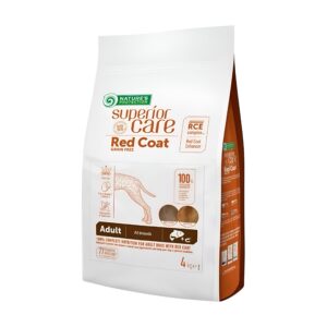 NATURE PROTECTION SUPERIOR CARE RED COAT ADULT ALL BREEDS WITH SALMON 4KG