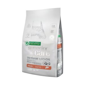NATURE PROTECTION SUPERIOR CARE WHITE DOGS GRAIN FREE ADULT SMALL & MINI 1-10KG SALMON 1,5KG