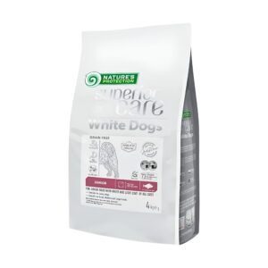 NATURE PROTECTION SUPERIOR CARE WHITE DOGS GRAIN FREE JUNIOR WHITE FISH MEAL 4KG
