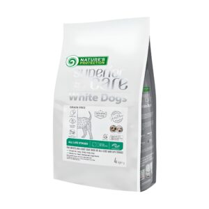 NATURES PROTECTION SUPERIOR CARE WHITE DOGS ALL LIFE STAGES INSECT MEAL 4KG