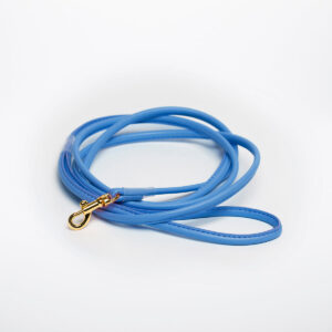 NEON BLUE DOG LEAD VEGAN SMALL LENGTH: 170 CM