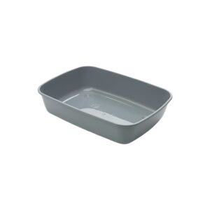 CAT LITTER TRAY IRIZ42" ANTHRACITE 42X30,5X10CM