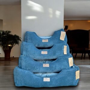 LUXURY BED FOR DOG CLASSIC - BLUE  COLOUR