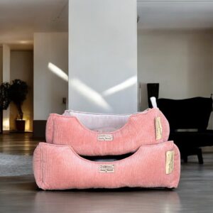 LUXURY ANIMALI BED FOR DOG PINK