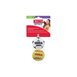 KONG CAT SPORT BALLS 2-PK ASSORTED EU