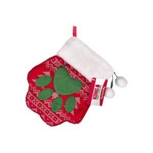 KONG® - HOLIDAY STOCKING PAW - LARGE