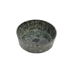 JASPER FOOD AND DRINK BOWL GREEN MARBLE