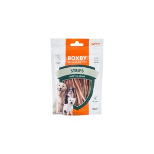 BOXBY PUPPY & ADULT STRIPS 100 G
