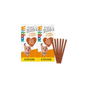 WEBBOX TASTY STICKS TURKEY & LAMB 6X30G CAT TREATS