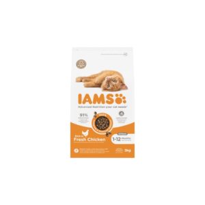 IAMS CAT FOOD KITTEN CHICKEN 3 KG