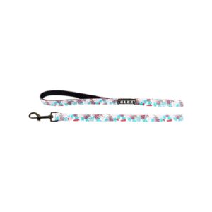 GLEE LEASH WITH SINGLE WEBBING TAPE FLORAL