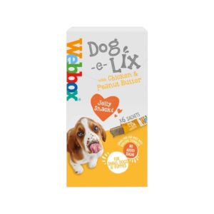 WEBBOX DOG E LIX JELLY, CHICKEN & PEANUT BUTTER 90G