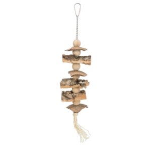 TRIXIE NATURAL BIRD TOY CORK & WOOD 37CM